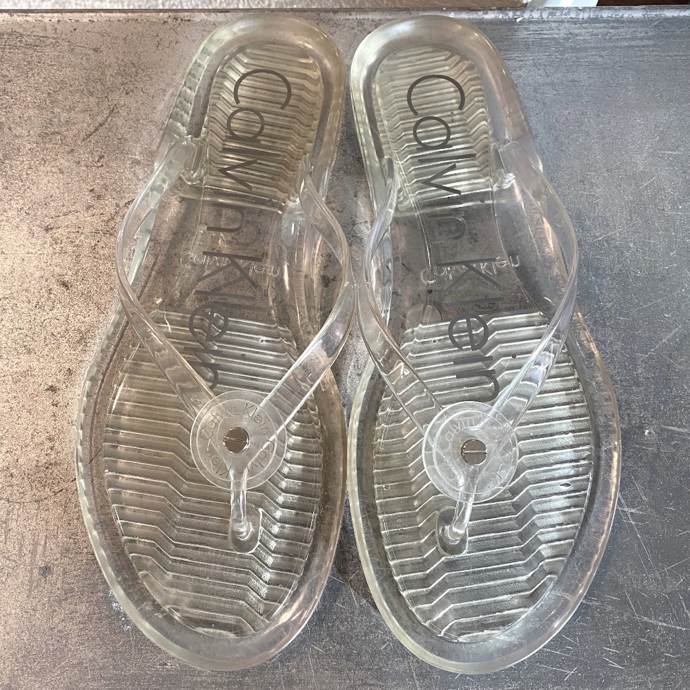 Women's Calvin Klein Sandy Jelly Thongs